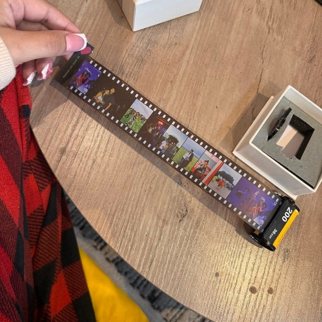 Customer photo review of Custom Drive Safe Film Roll Keychain For Your Love