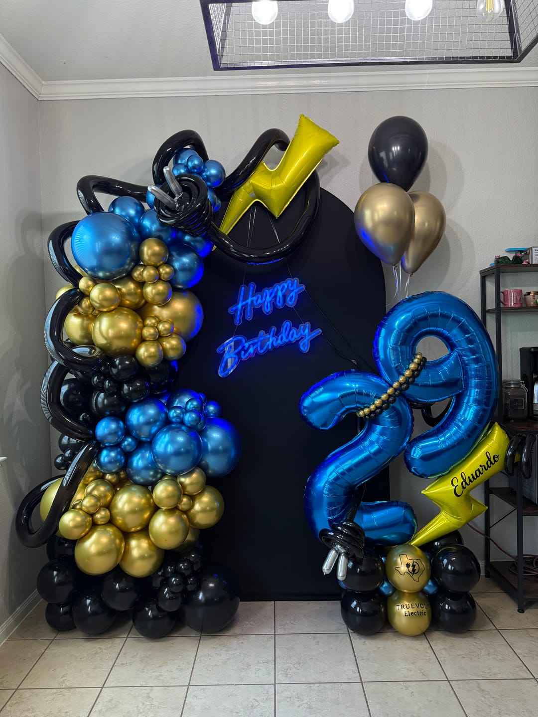 Customer photo review of Aluminum Alloy Chiara Arch Backdrop Wall Stand And Cover Set For Baby Shower Birthday Wedding Party Decoration