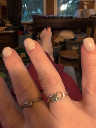 Customer photo review of Empty Tomb Sterling Silver Ring