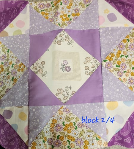 Customer photo review of Extra 16 Mystery fat quarters monthly addon #3