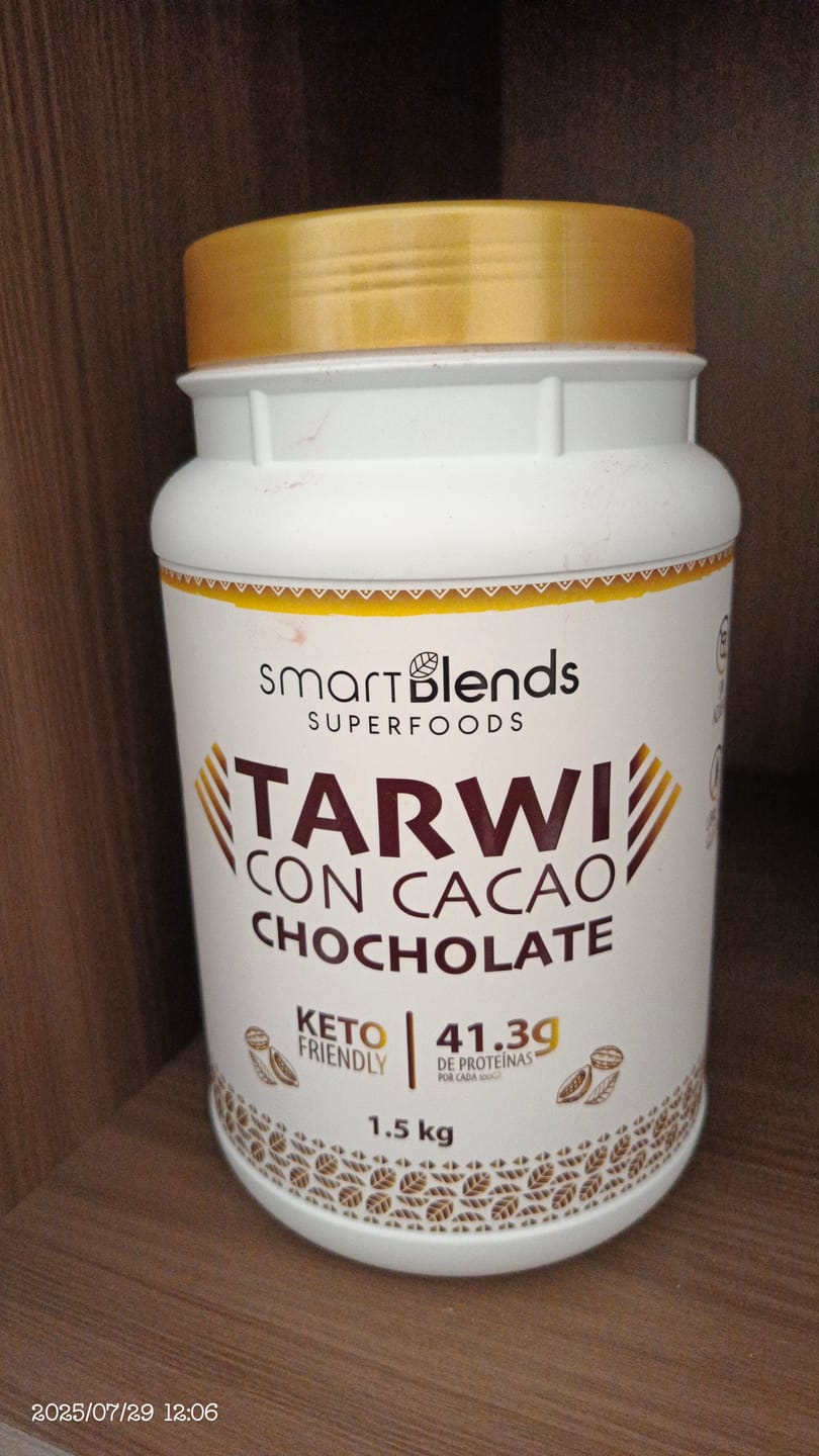 Customer photo review of Proteína de tarwi con cacao 1.5kg