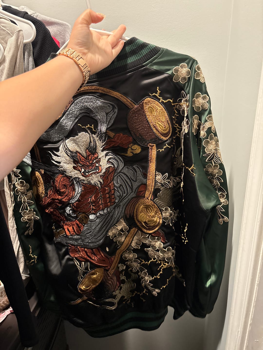 Customer photo review of Raijin & Fujin Sukajan Souvenir Jacket