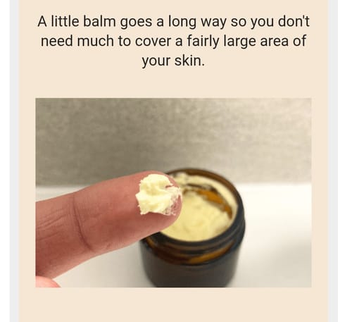 Customer photo review of Miracle Balm Tallow & Honey