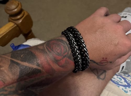 Customer photo review of 6mm Round Box Link Bracelet