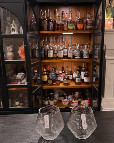 Customer photo review of Suisei - Handmade Japanese EDO Whiskey Glass