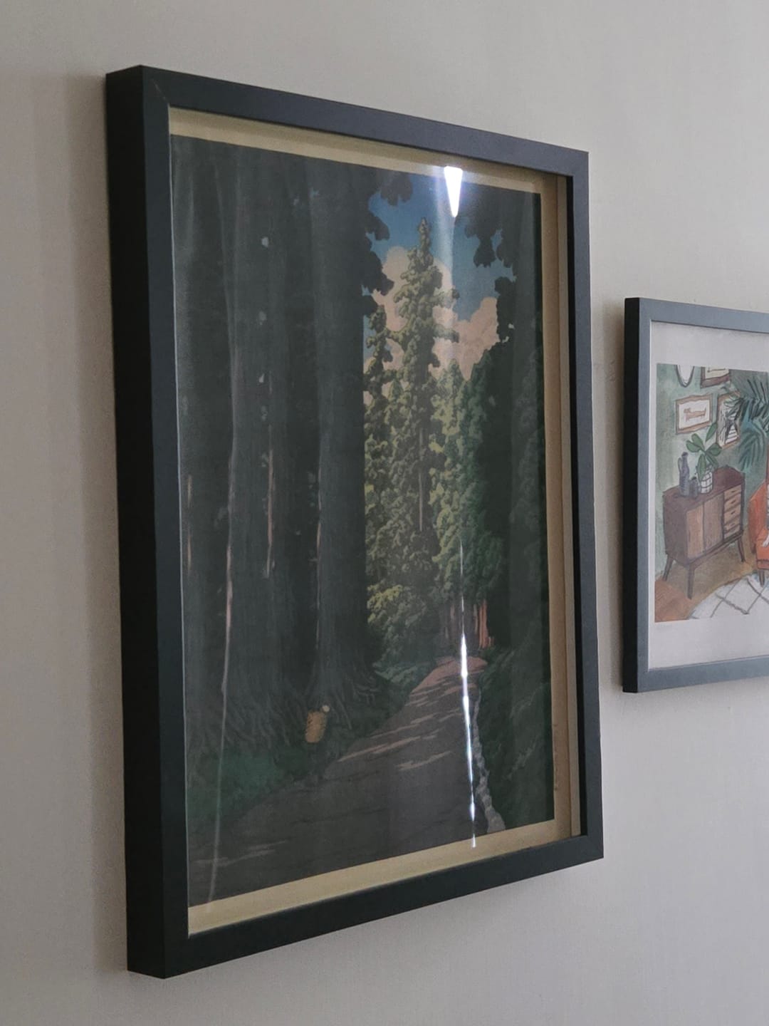 Customer photo review of The Road to Nikko by Hasui Kawase, 1935