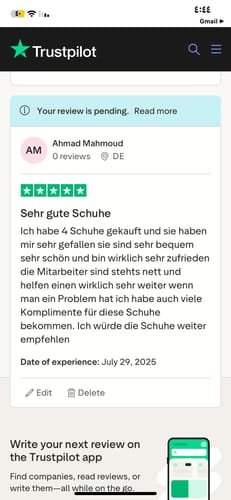 Customer photo review of ELEVATESHOES LIMITLESS