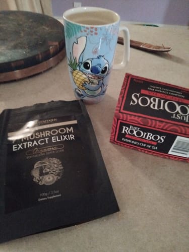 Customer photo review of Organic 7 Mushroom Extract