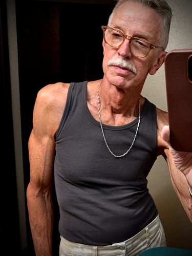 Customer photo review of Premium Ultra-Soft Cotton Fitted Tank 3 Pack