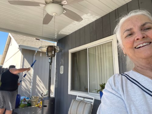 Customer photo review of Evergreen Peaks Wall Art