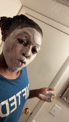 Customer photo review of Oat Relief Acne Exfoliant