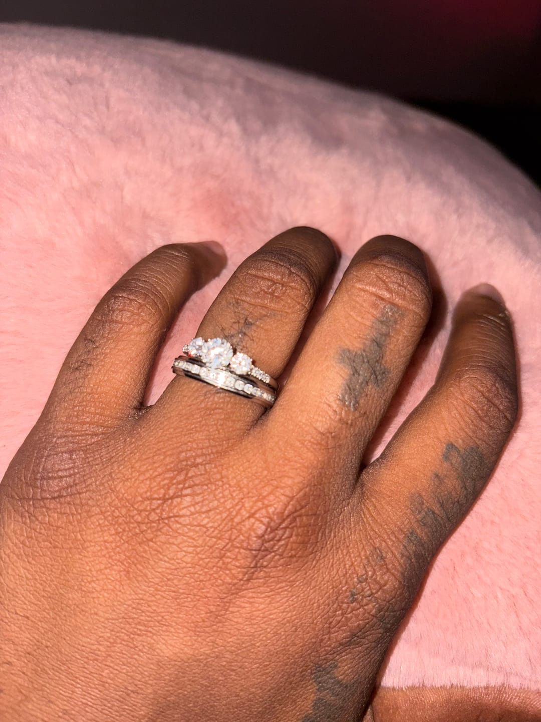Customer photo review of Round Trinity Ring