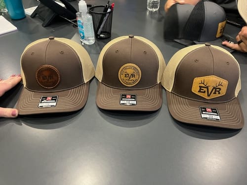 Customer photo review of Richardson 112 Custom Leather Patch Hat