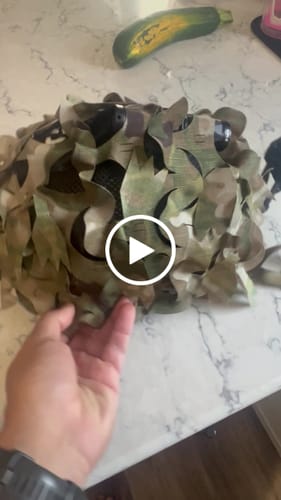 Customer video review of Predator Ghillie™ Helmet Cover
