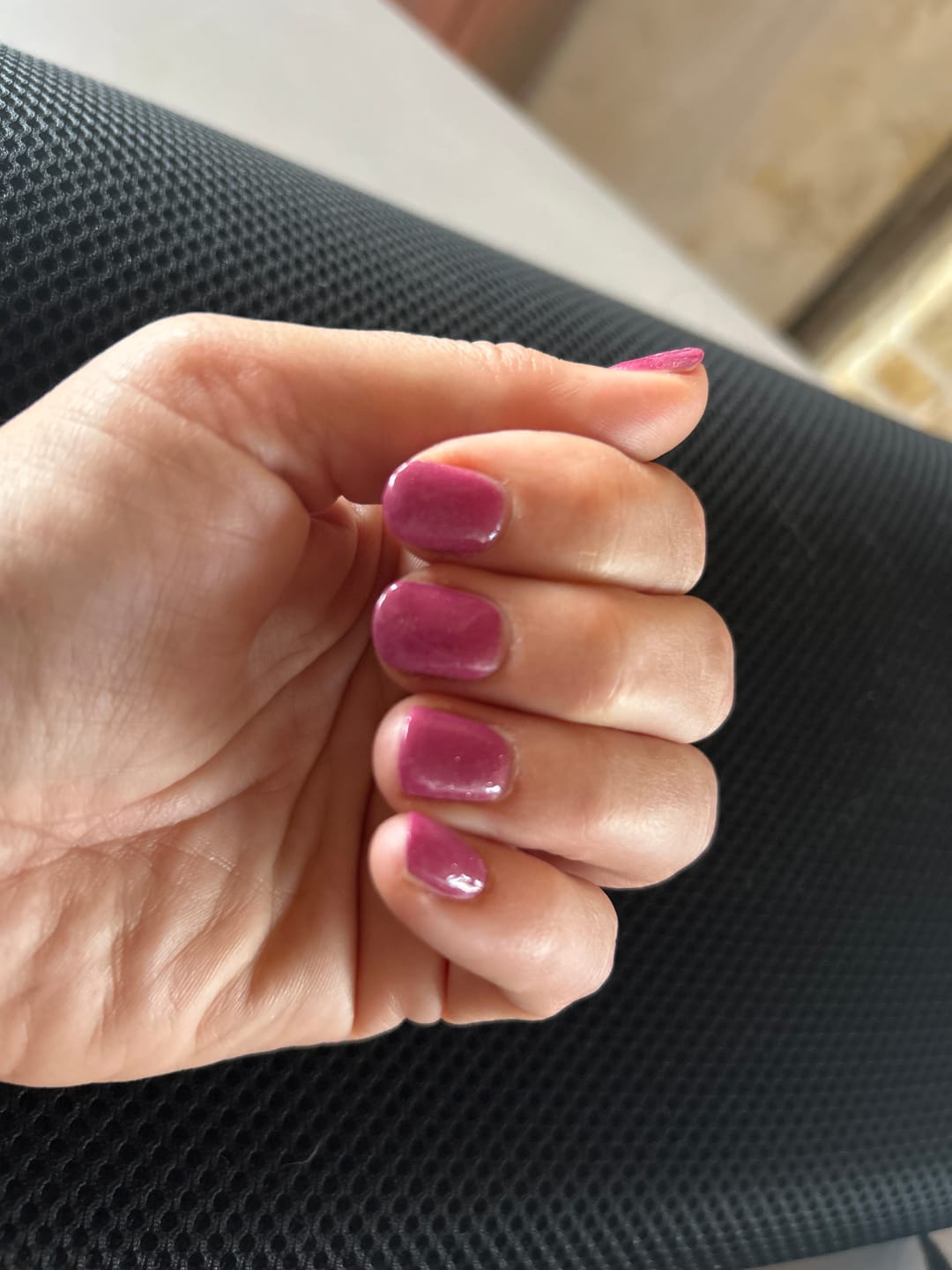 Customer photo review of Soft Lila Dipping Powder