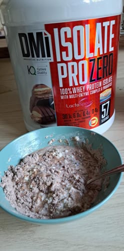 Customer photo review of DMI nutrition -ISOLATE PRO ZERO - Isolat de Protéine de Lactosérum à 100% avec DigeZyme® et LactoSpore® - Protéine de Qualité Supérieure