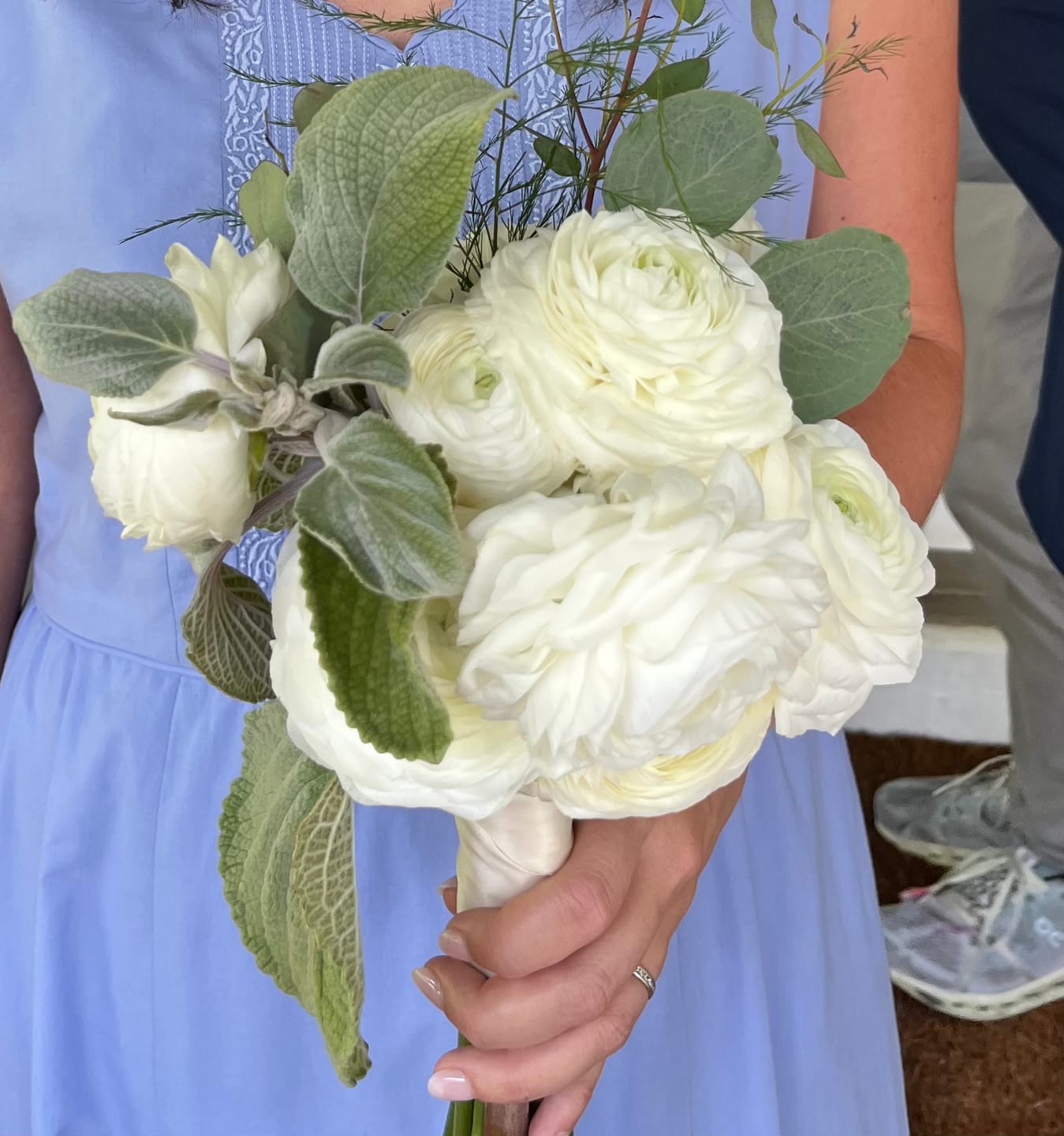 Customer photo review of White Ranunculus