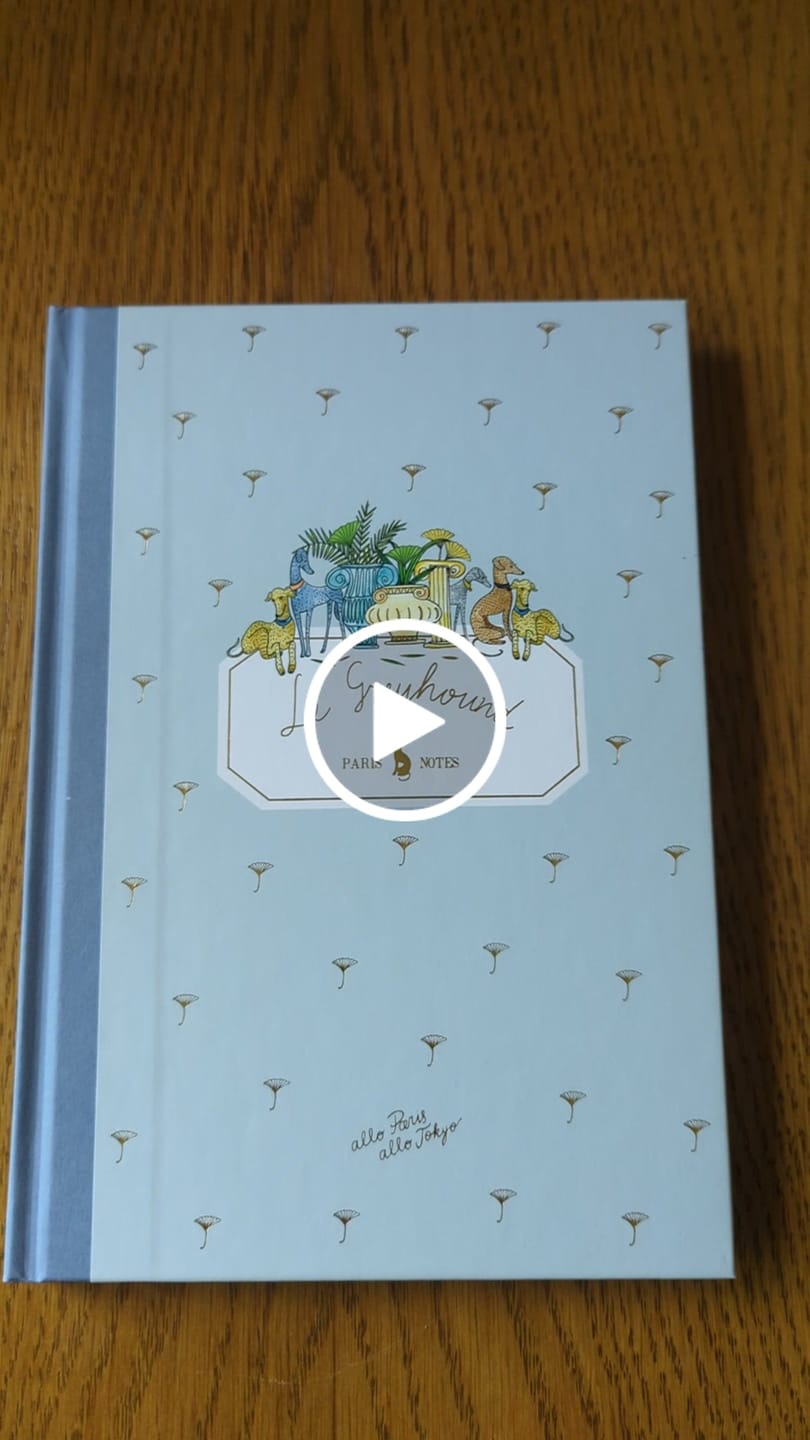 Customer video review of Užrašinė Le Greyhound su originaliomis iliustracijomis + lipdukai
