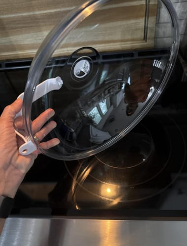 Customer photo review of Clear Guard Microwave Cover