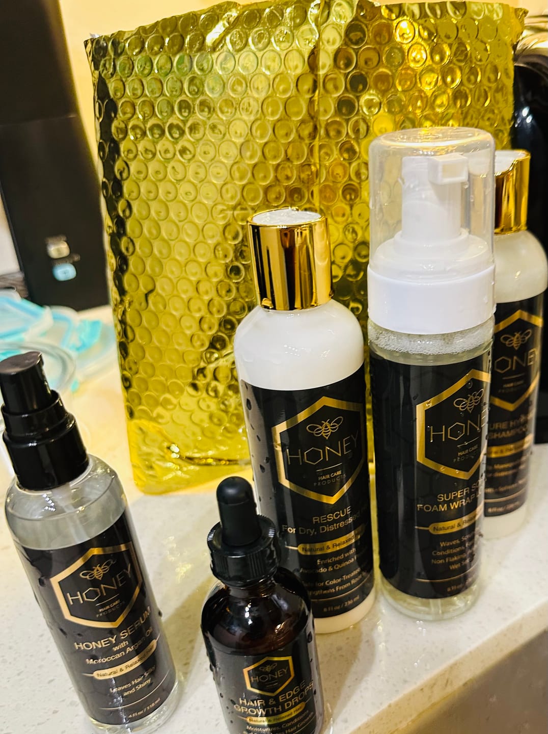 Customer photo review of Razor Chic's Special (Who Slayed Your Hair?) Bundle