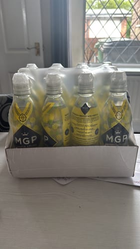 Customer photo review of MGP Pineapple Hydration Drink Zero Sugar (12 pack, £1.83 per bottle)