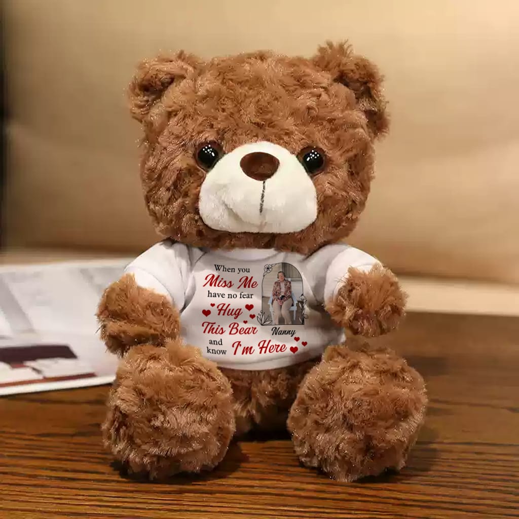 Customer photo review of Forever Missed Always Loved Never Forgotten - Personalized Memorial Teddy Bear