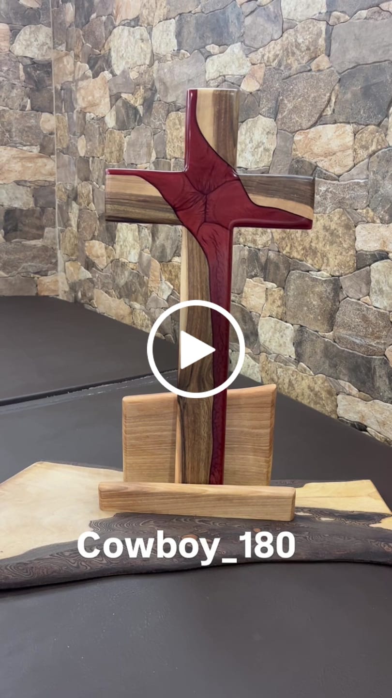 Customer video review of 20x10x1" Cross Silicone Mold For Epoxy Resin - Large Cross Mold