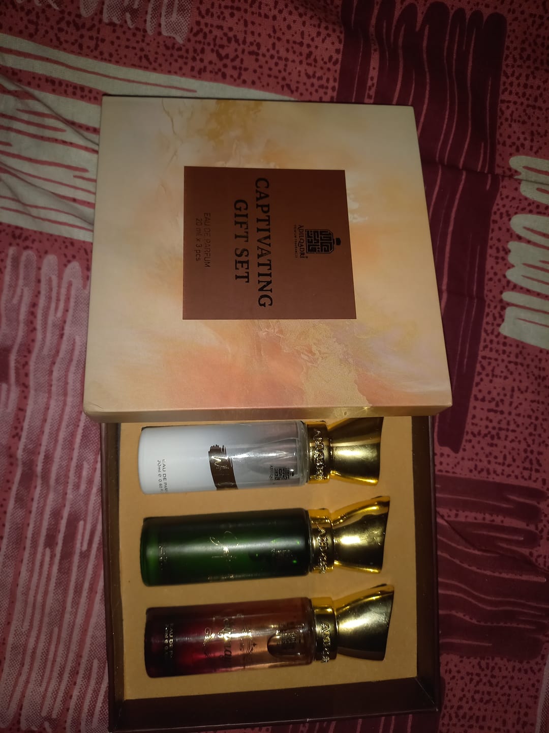 Customer photo review of Captivating Trio 3 Pcs Set Of Premium Perfume Spray