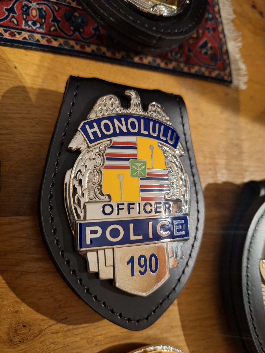 Customer photo review of HPD Honolulu Police Officer Badge Collector's Edition Customizable Number