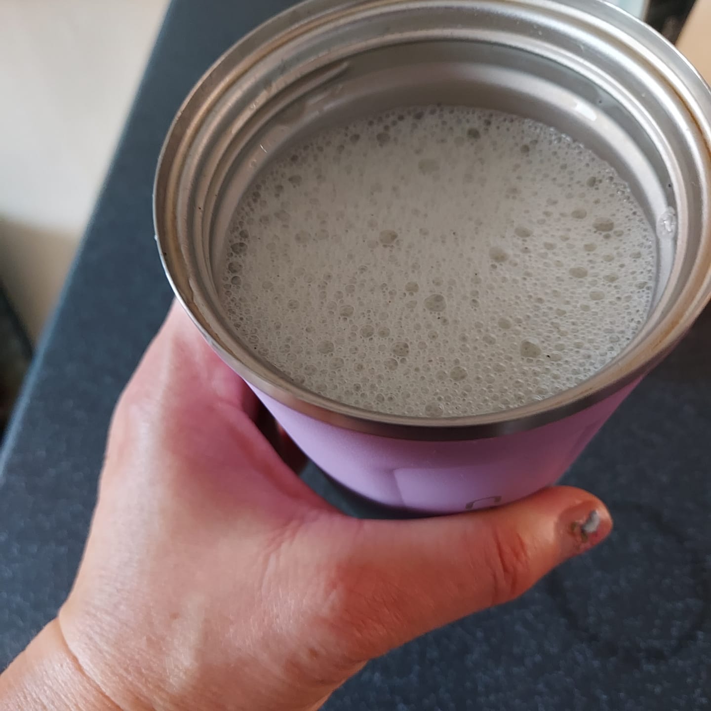 Customer photo review of Chocolate Matcha Blend