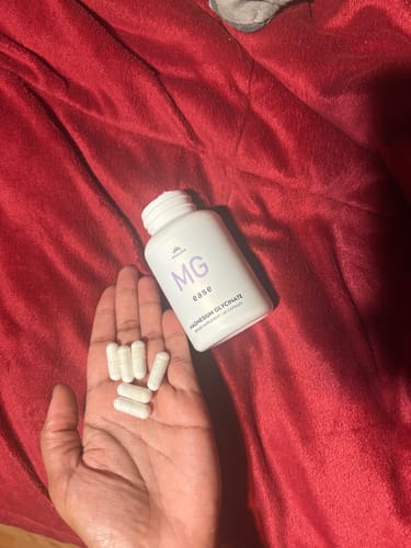 Customer photo review of EASE: Magnesium Glycinate Supplement
