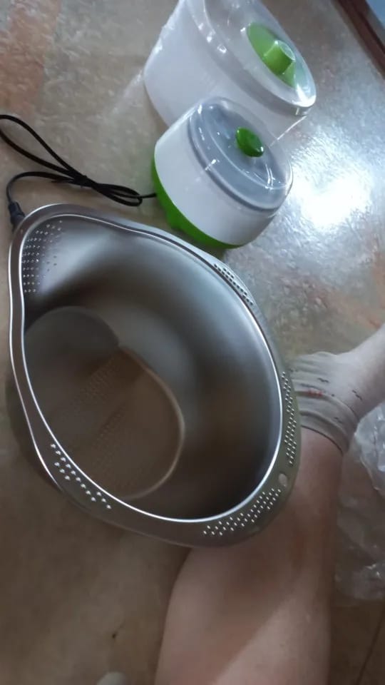 Customer photo review of Premium Stainless Steel Rice Strainer
