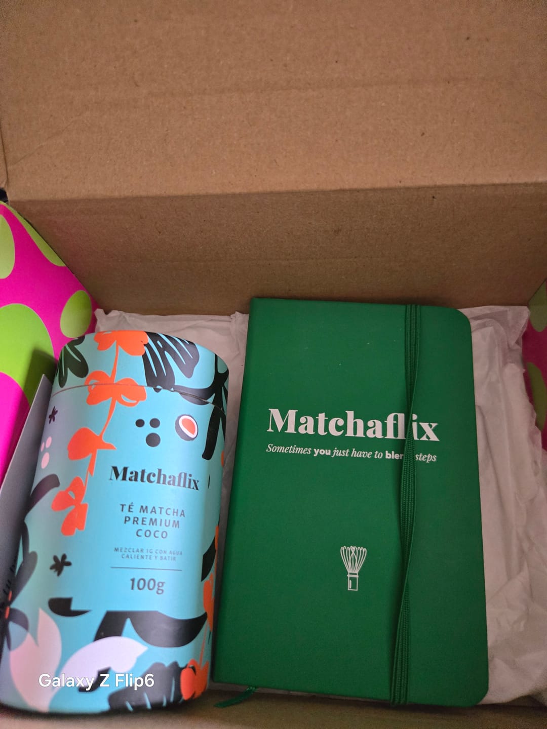 Customer photo review of Libreta Oficial Matchaflix