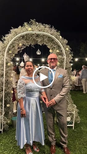 Customer video review of Ties2you Dress Vest Sky Blue Paisley Notched Collar Silk Mens Work Vest Tie Set