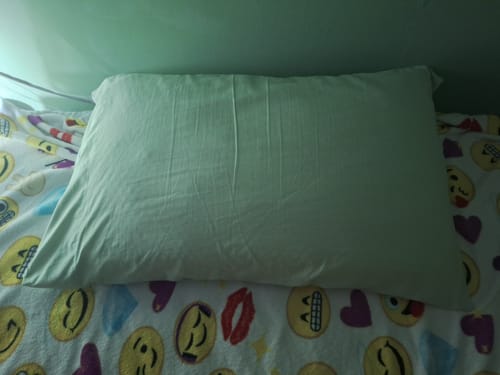 Reseña con foto de un cliente sobre ALMOHADA ORTOPEDICA