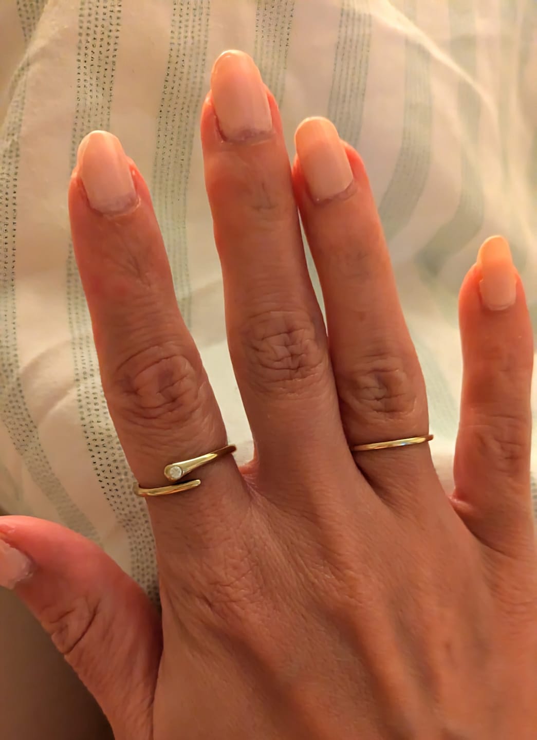 Customer photo review of Wave Wrap Ring