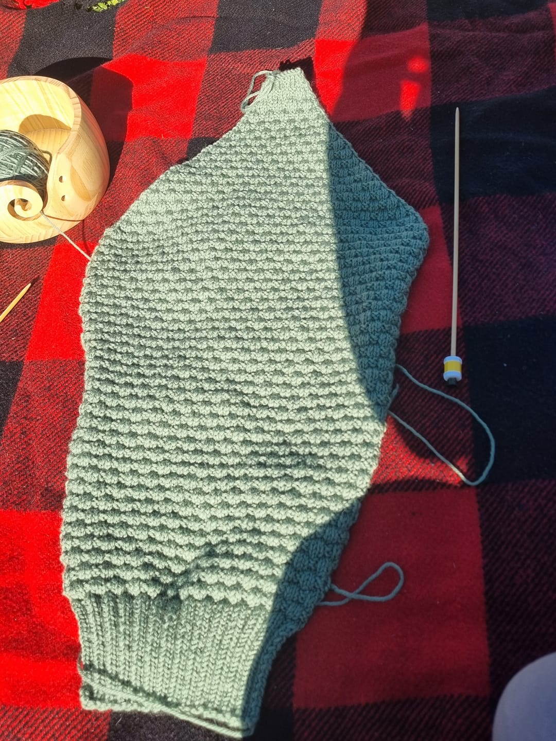 Customer photo review of Merino Magic 8 ply - Heirloom