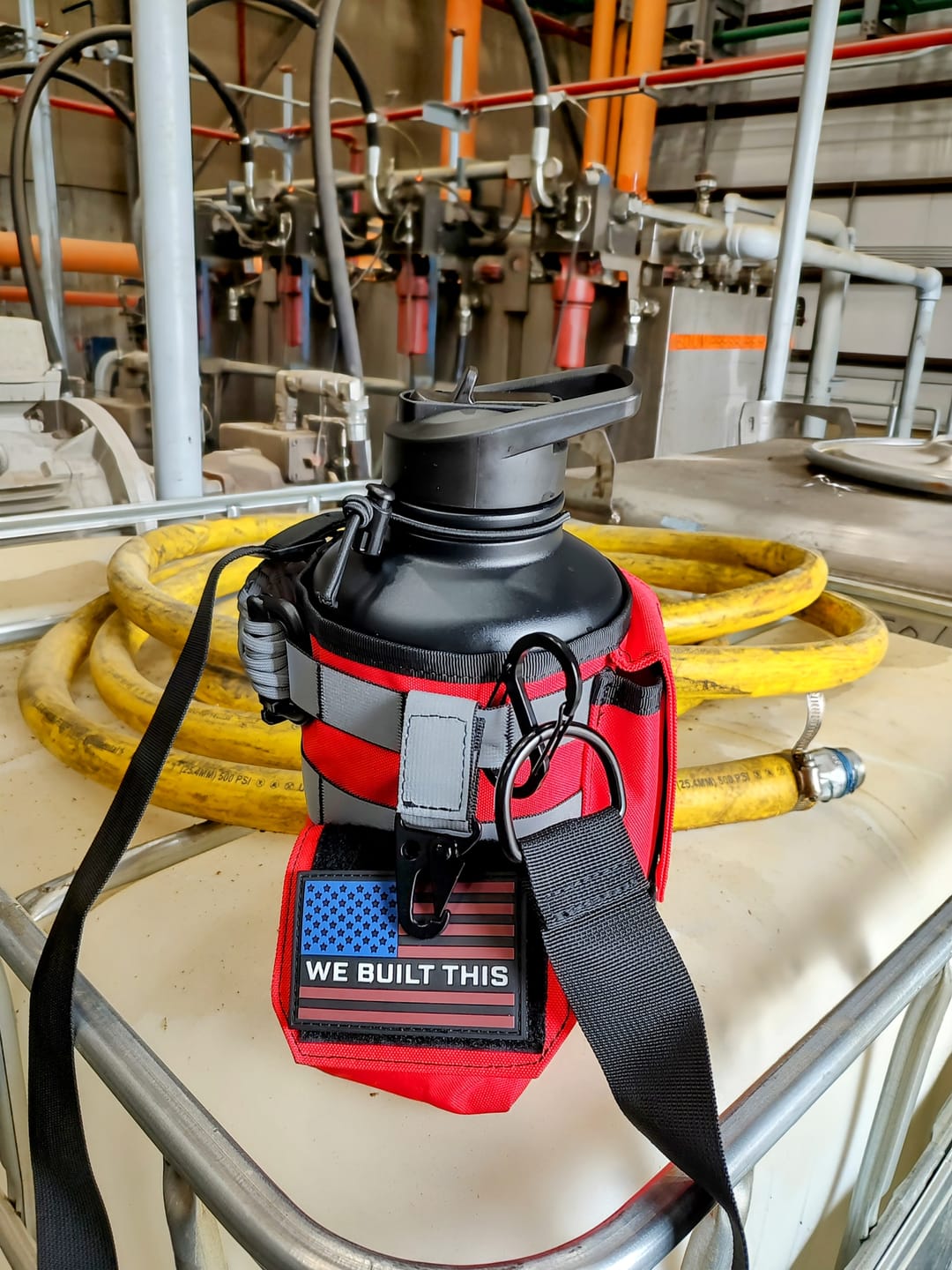 Customer photo review of 64oz Iron Workforce Bottles
