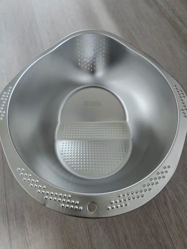 Customer photo review of Premium Stainless Steel Rice Strainer