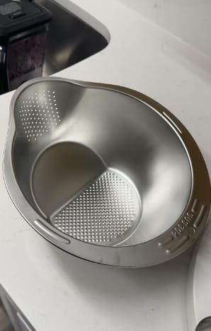 Customer photo review of Premium Stainless Steel Rice Strainer
