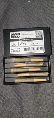Customer photo review of 5 Pack Dogwalker Prerolls