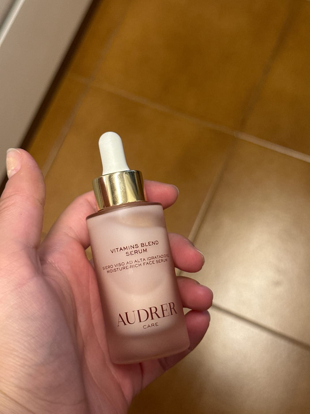 Customer photo review of Vitamins Blend Serum