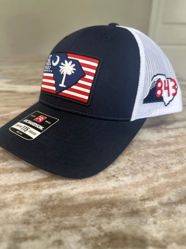 Customer photo review of Richardson 115 South Carolina 843 Patriotic Low Profile Trucker Hat