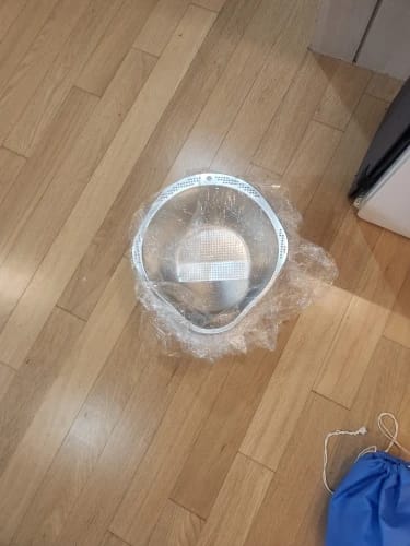 Customer photo review of Premium Stainless Steel Rice Strainer