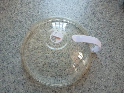 Customer photo review of Clear Guard Microwave Cover