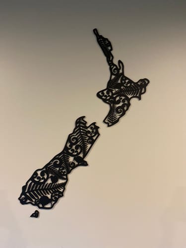 Customer photo review of New Zealand Kiwiana Map
