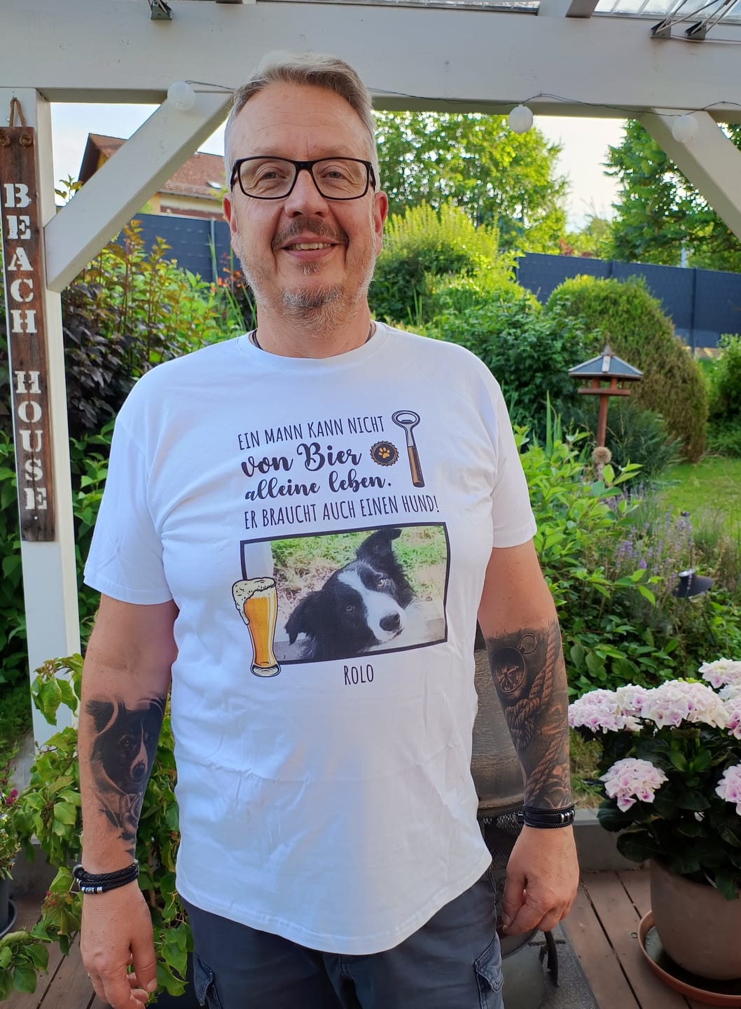 Customer photo review of Bier & Wuff - Individuelles T-Shirt