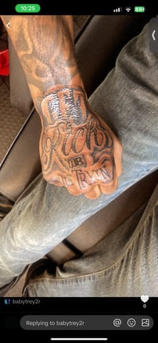 Customer photo review of Vale Forever Rushmore Tee Tan