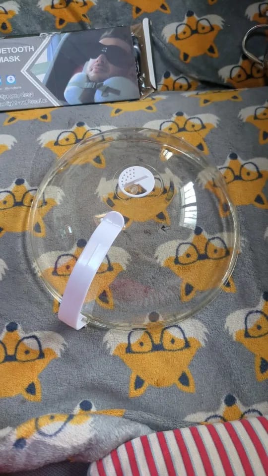 Customer photo review of Clear Guard Microwave Cover
