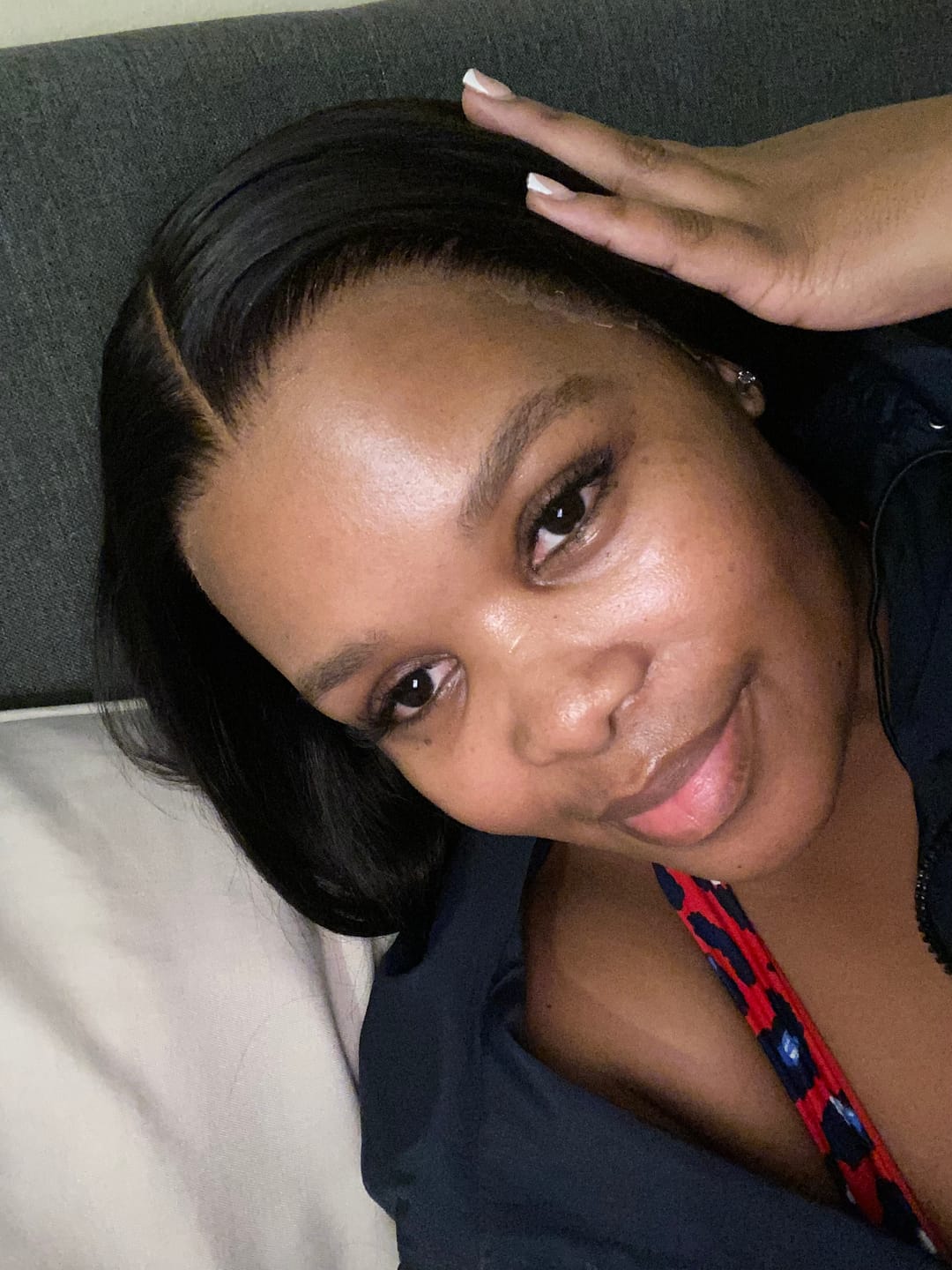 Customer photo review of Wear And Go Pre -Bleached Double Drawn Straight 16 - 30 Inch Wigs